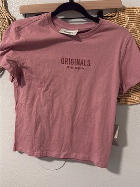 Women's Dusty Rose Logo Tee